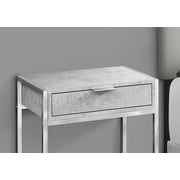 Monarch Specialties Accent Table, Side, End, Nightstand, Lamp, Living Room, Bedroom, Grey Laminate