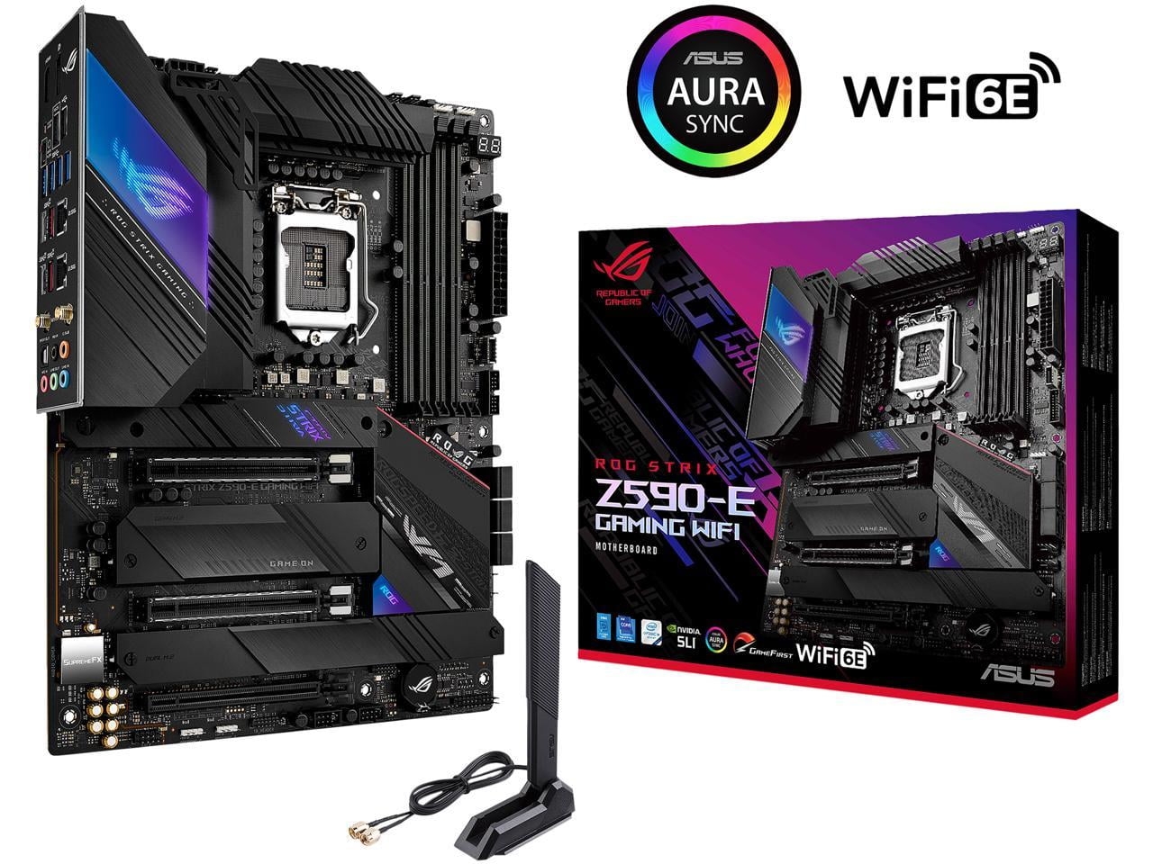 ASUS ROG Strix Z590-E Gaming WiFi 6E LGA 1200 (Intel 11th/10th Gen
