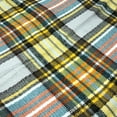 thumbnail image 4 of Wrapables® Plaid Print Infinity Scarf, Tan and Orange, 4 of 4