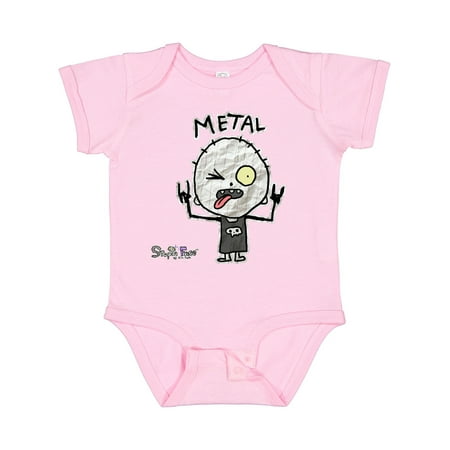 

Inktastic Metal Face Boys or Girls Baby Bodysuit