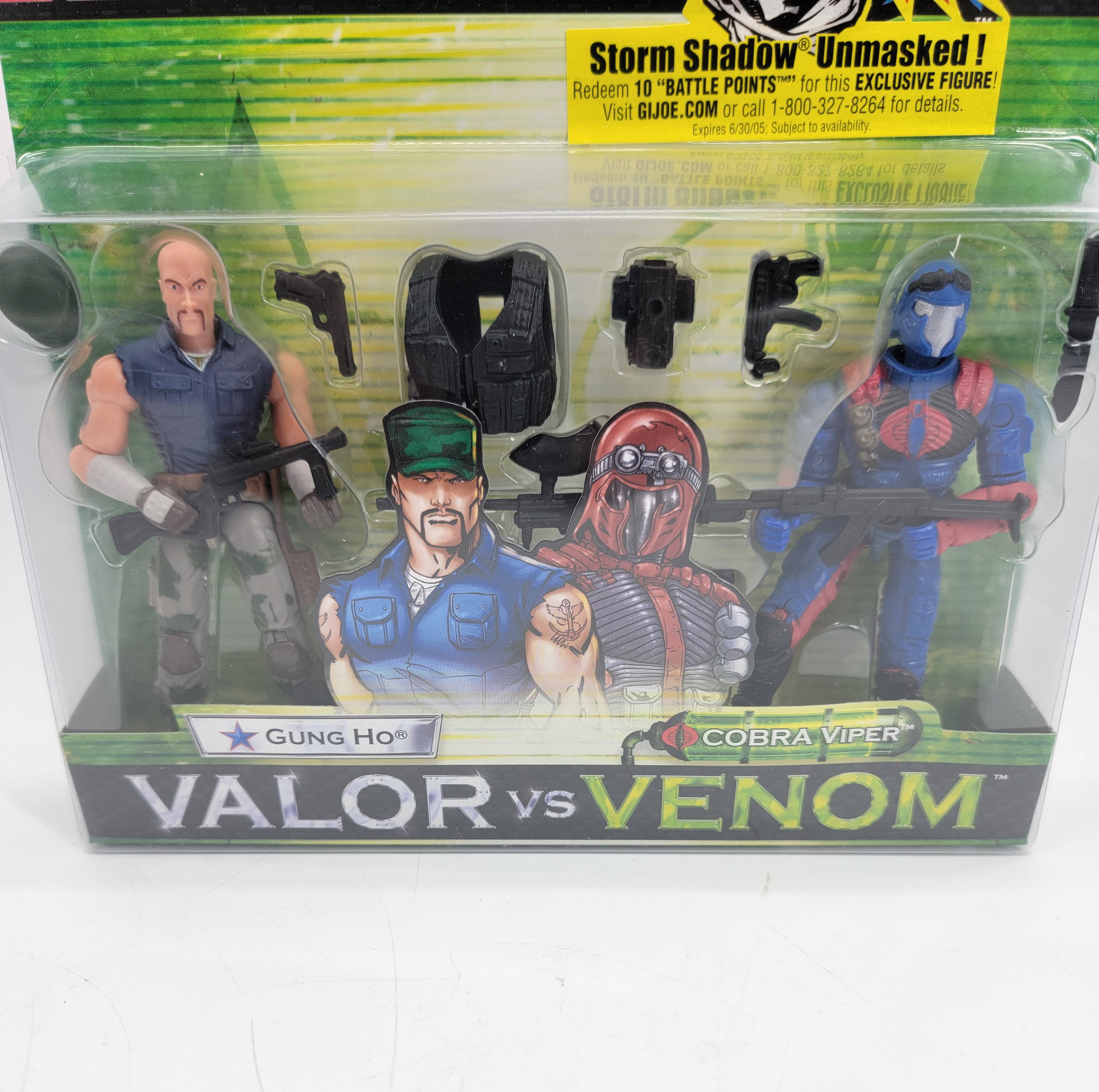 GI Joe Valor vs. Venom Gung Ho & Cobra Viper Action Figure 2-Pack