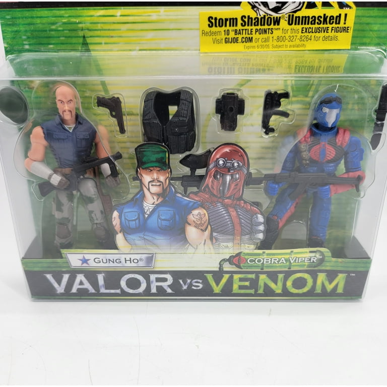 GI Joe Valor vs. Venom Gung Ho & Cobra Viper Action Figure 2-Pack