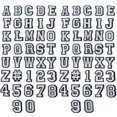 thumbnail image 4 of PVC Letters Numbers Shoe Charms Double A-Z Letters and 0-9# Numbers Clog Charms for Hole Shoes Wristbands Bracelets, 4 of 7
