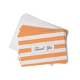 thumbnail image 1 of Orange Striped Thank You Cards - 48 Classic Note Cards with Envelopes - Perfect for Special Events & Businesses, 1 of 4