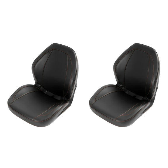 2PCS Black Sewn Bucket Seats For Yamaha Rhino 450 660 700 #5UG-F4710-00-00