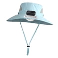 thumbnail image 4 of Sombrero con ventilador solar para niños, transpirable y práctico, con protección solar y circunferencia de la cabeza. Azul, 4 of 9
