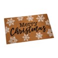 thumbnail image 2 of Merry Christmas Welcome Door Mat, Christmas Snowflake Floor Rug, 29.53x17.72inch, Entrance Door Rug for Xmas Indoor Outdoor Home Bathroom Decor, 2 of 6