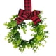 thumbnail image 5 of Decoraciones navideñas Cinta de arpillera Corona de ratán Corona navideña Bricolaje Armario de cocina Puerta de boj Corona colgante, 5 of 5