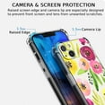thumbnail image 3 of Summer Flower Case for iPhone 14,Aesthetic Colourful Floral Pattern Soft TPU Full Cover Case, 3 of 5