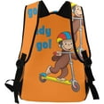 thumbnail image 4 of Curious George Rucksack, Anime Backpack, Lightweight,, Travel, Multifunctional, Unisex, Celebration, Present, Rucksack, 4 of 5