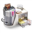 thumbnail image 2 of Organizador de Escritorio, Lápiz de Escritorio, Caja de Almacenamiento para Tarjetas, Organizador de Maquillaje, Suministros de Oficina, Accesorios de Escritorio, 2 of 5