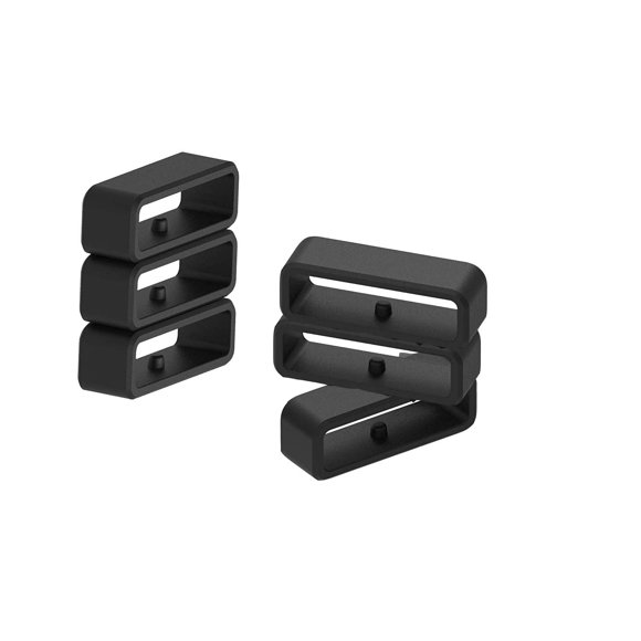 6 Pcs Band Keeper Compatible Con Approach S10/S20/S60/S5/S6 / Forerunner 45 Anillos De Sujeción De Silicona Conector Lazo De Seguridad Band Keeper Safe Rings Compatible Con Garmin Approach S10 / S20 (