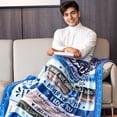 thumbnail image 4 of LHSHID Bonus Son Blanket Gifts for Fathers Day for Stepson Gift from Stepdad/Stepmom to My Bonus Son Letter Best Bonus Son Blanket Birthday for Step Son 40"x50", 4 of 6