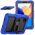 thumbnail image 6 of FJLBDE Case for Xiaomi Redmi Pad SE 8.7 inch 2024, Rugged Shockproof Tablet Cases Cover with Kickstand Shoulder Strap, Blue, 6 of 7