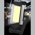 thumbnail image 1 of Luz de trabajo con base magnética, linternas de supervivencia, banco de energía de 2800 mAh, portátil con 5 modos de lámpara para huracanes, senderismo, , Plegable Plata DYNWAVEMX Luz de trabajo, 1 of 8