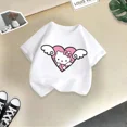 thumbnail image 3 of Camiseta de algodón de verano para niños de la marca Hello Kitty, linda y divertida camiseta de dibujos animados de Sanrio para niño y niña, ropa informal de moda para niño, 3 of 5