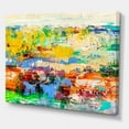 thumbnail image 3 of Designart ' Abstract Multicolored Bright Texture Art I ' Modern Canvas Wall Art Print, 3 of 4
