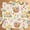 Color 4, variant on Mahjong Mat 31.5" x 31.5" Watercolor Cottage Garden Chickens Flower Baskets Strawberries Tulips Non-Slip Noise Reduction American Mahjong Tiles Table Cover for Dominoes Poker Card Board Games Gift