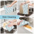 thumbnail image 2 of Yayeee 6 Pack Kitchen Dishcloths for Washing Dishes Soft Absorbent Microfiber Towels, Cartoon Sheep Pattern, 2 of 9