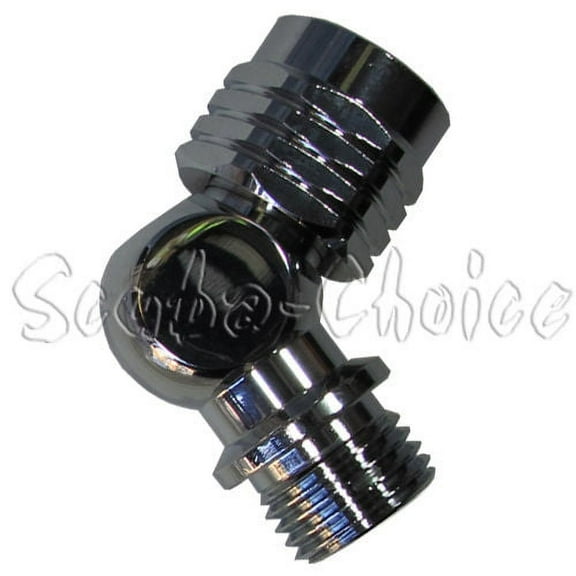 Scuba Diving 110 Degree Swivel Adaptor 9/16-18 UNF-2B | UNF-2A LP Hose Regulator