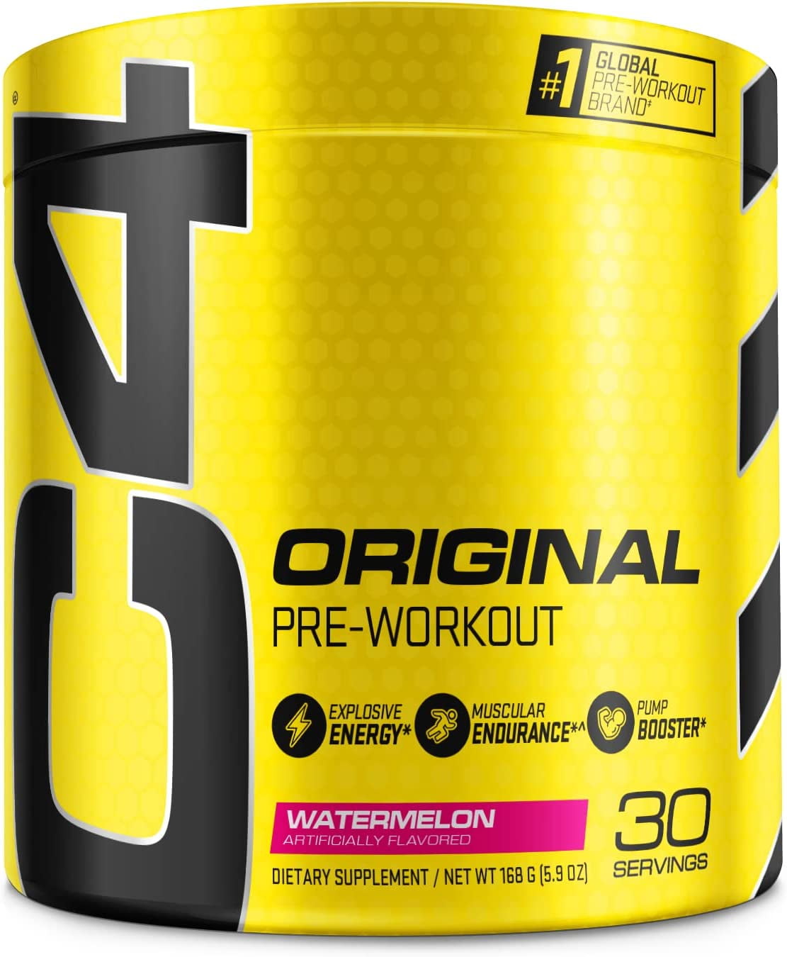 C4 Original Pre-Workout Powder, Watermelon, 30 Servings