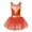 Red, variant on Kids Girls Sequin Ballet Dress Gymnastics Leotard Dance Dress Jazz Dancing Party Performing Dancewear