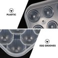 thumbnail image 3 of 2 bandejas para huevos de refrigerador con tapa, contenedor de almacenamiento para huevos, plato para huevos, 3 of 6