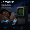 thumbnail image 3 of Mute Cooling Fan for Xbox Series S, High Speed RGB Fan Cooler System for Xbox Series S Console, 3 Adjustable Fan Speed, Low Noise, Fits Horizontal or Vertical Placement,Black, 3 of 7
