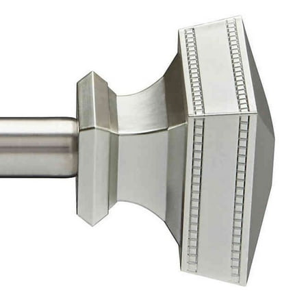 Umbra Allegro Quincy 72 Inch 120 Inch Curtain Rod Set In Plated