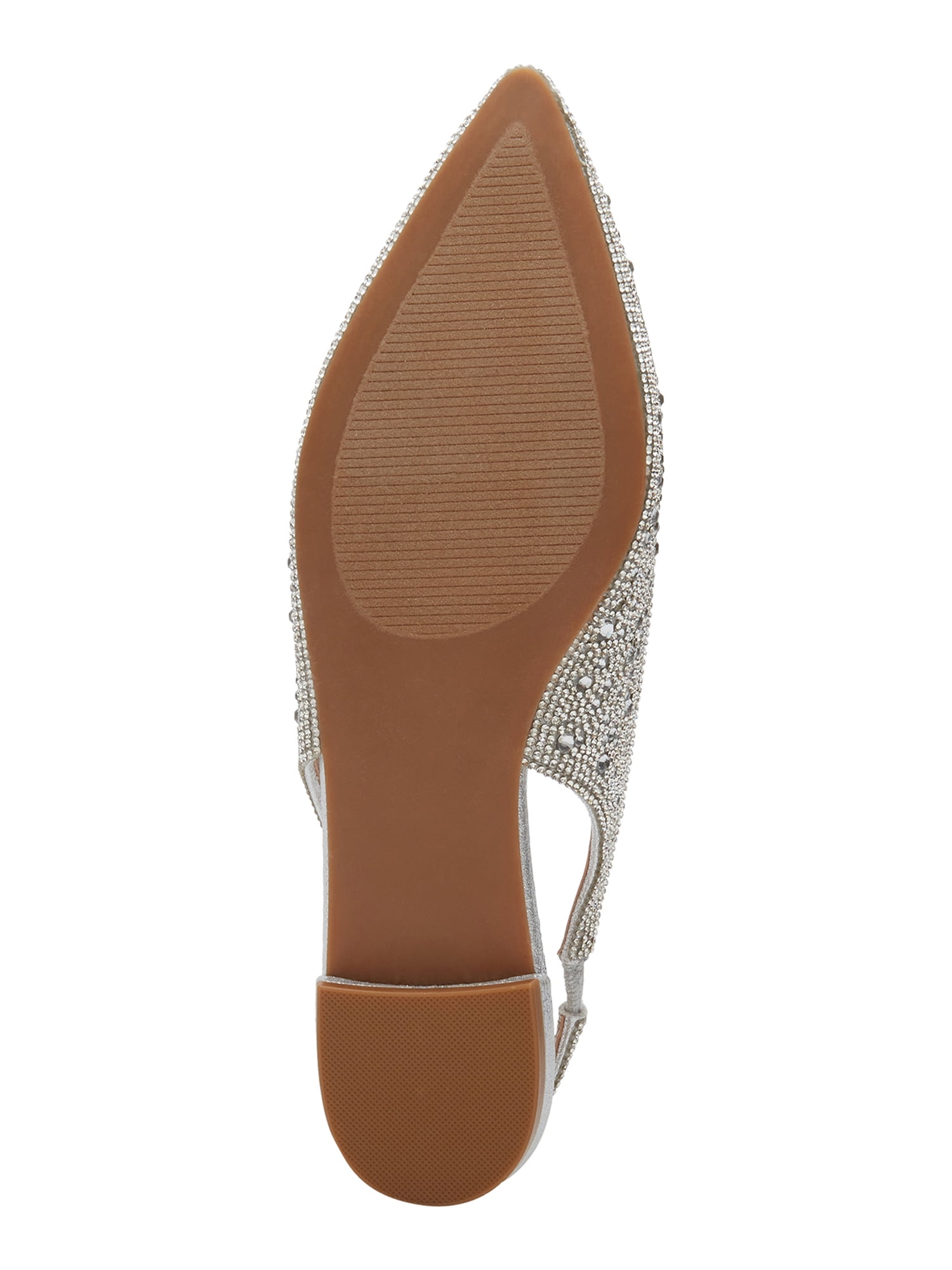 Madden Girl Women's Delaney-R Dressy Rhinestone Slingback Flats