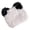 black and white, variant on Funny Rabbits Hat Adult Role-Playing Hat Bunnies Hairy Novelty Party Hat for Stylish Girls and Students