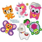 DIY Kit My First Sewing Kit for Kids Girls Boys Preschool Sewing Kits Projects Animal Sewing Kits for Kids Craft Kits for Kids Sewing Kit Art Projects for Kids Felt Animals Sewing for Beginners 6 Pk