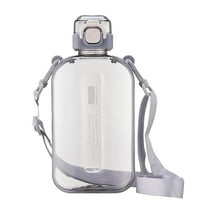 WEIWEIGG 24oz Flat Water Bottle, Ultra-Thin Book-Like Design Tumbler for Travel, Leakproof Portable Flask, Slim Fit for Purse, BPA Free, Lightweight, 750ml