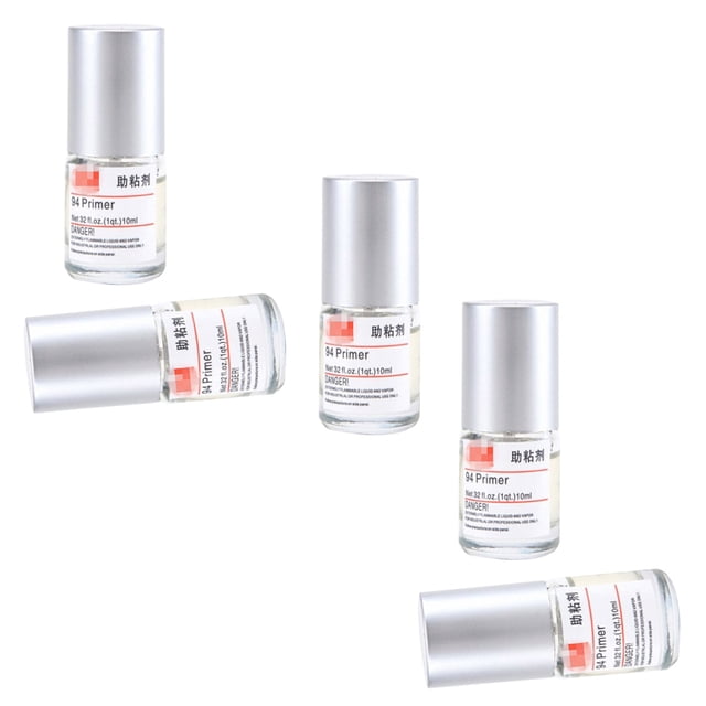 5 Botellas Promotor de Adhesión Automotriz 10ML Cinta adhesiva Primer Glue Enhancers