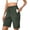 Army Green, variant on Women's Lightweight Hiking Cargo Shorts Quick Dry Athletic Shorts for Camping Travel Golf with Zipper Pockets Water Resistant