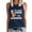Navy, variant on DQRPSEETB Ladies Summer Tops Women's Independence Day I'm Just Here for the Flag Print Tank Top Fitted Tank Tops for Women