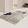 thumbnail image 4 of Light Luxury Area Rug for Living Room Decoration Teenager Bedroom Decor Carpets Non-slip Rugs Sofa Coffee Table Carpet Floor Mat My Lux Decor Round, 4 of 10