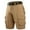 Khaki, variant on Bcfgryg Male Summer Shorts Pockets Cargo Sports Pocket Button Pants Cargo Shorts Men Green 29