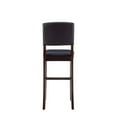 thumbnail image 5 of Riverbay Furniture 30" Faux Leather & Wood Bar Stool in Espresso/Brown, 5 of 10