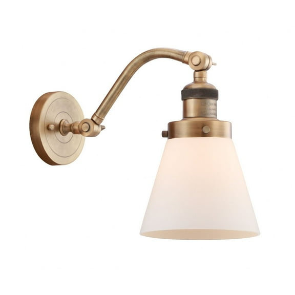 Innovations Lighting - Cone - 1 Light Wall Sconce In Industrial Style-11.5