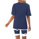 thumbnail image 4 of Blusas para las Mujeres Casual Impreso Cuello en V Manga Corta Blusa Pantalones Cortos, Conjuntos de Ropa para las Mujeres, 4 of 5