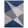 thumbnail image 2 of Luxe Weavers Modern Geometric Blue 5x7 Area Rug, Stain-Resistant Carpet, 2 of 8