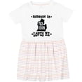 thumbnail image 3 of Inktastic Michigan Travel Someone Loves Me Girls Toddler Dress, 3 of 5