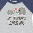 thumbnail image 4 of Inktastic My Grandpa Loves Me Boys or Girls Baby Bodysuit, 4 of 5