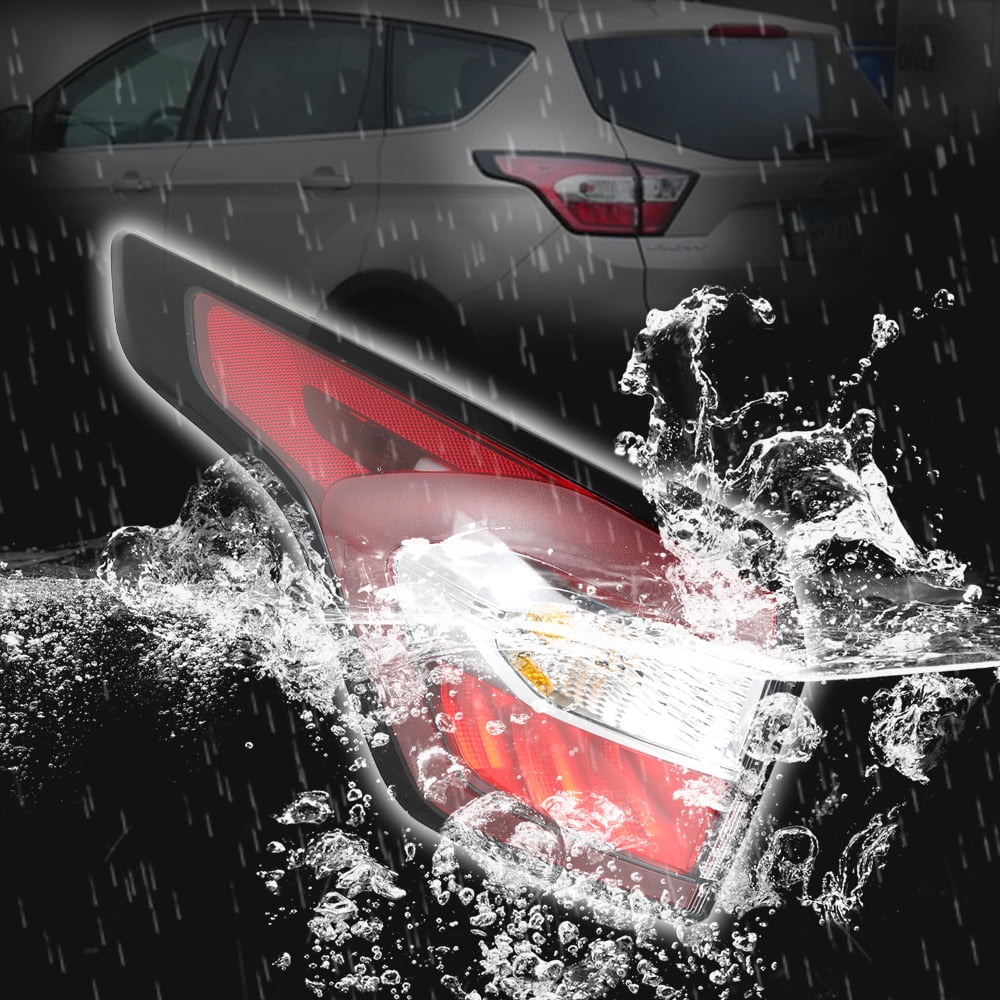 LABLT Left Side Outer Tail Light Assembly for 2017-2019 Ford Escape Kuga Driver Side Rear Brake Lamp with Blub GNT56215209