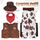 thumbnail image 2 of 1 Set Cowboy Costume Cowboy Fancy Dress Baby Cowboy Outfit Cosplay Cowboy Costume Halloween Dress Up Kit For Toddlers Boys, 2 of 3