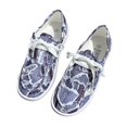 thumbnail image 5 of YOUYEDIAN Loafers for Women Versatile Round Toe Patchwork Print Fashion Slip On Comfy Lace-up Design Flats Casual Platform Outdoor Walking Shoes, 5 of 5