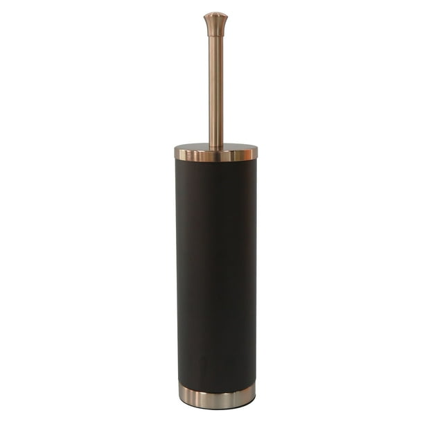 Better Homes & Gardens TwoTone Metal Toilet Brush and Holder, Bronze