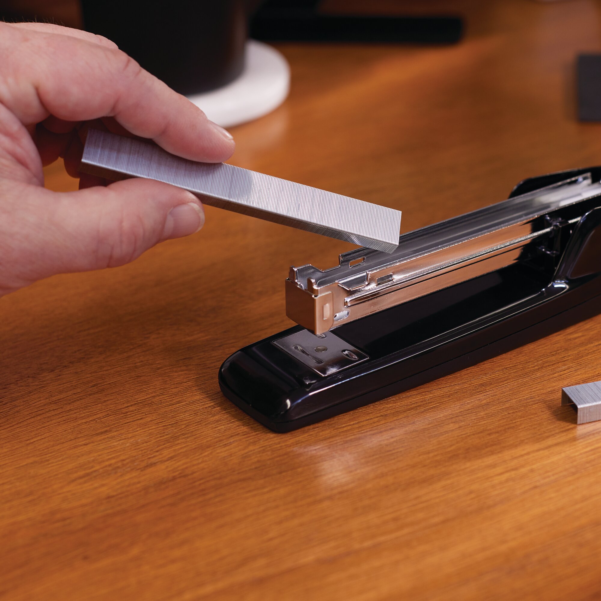Swingline Standard Desktop Stapler Antimicrobial 25 Sheets Black - Full Size