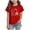Red, variant on KPOPLK Kids Halloween T-Shirt Toddler Girls Cute Fall Pumpkin Ghost Print Tee Short Sleeve Shirt Size 13-14 Years,Black